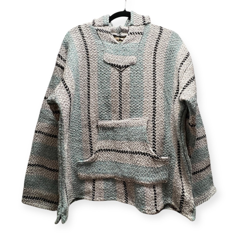 Baja Joe Long Sleeve Pullover Hoodie Sweater- Size M